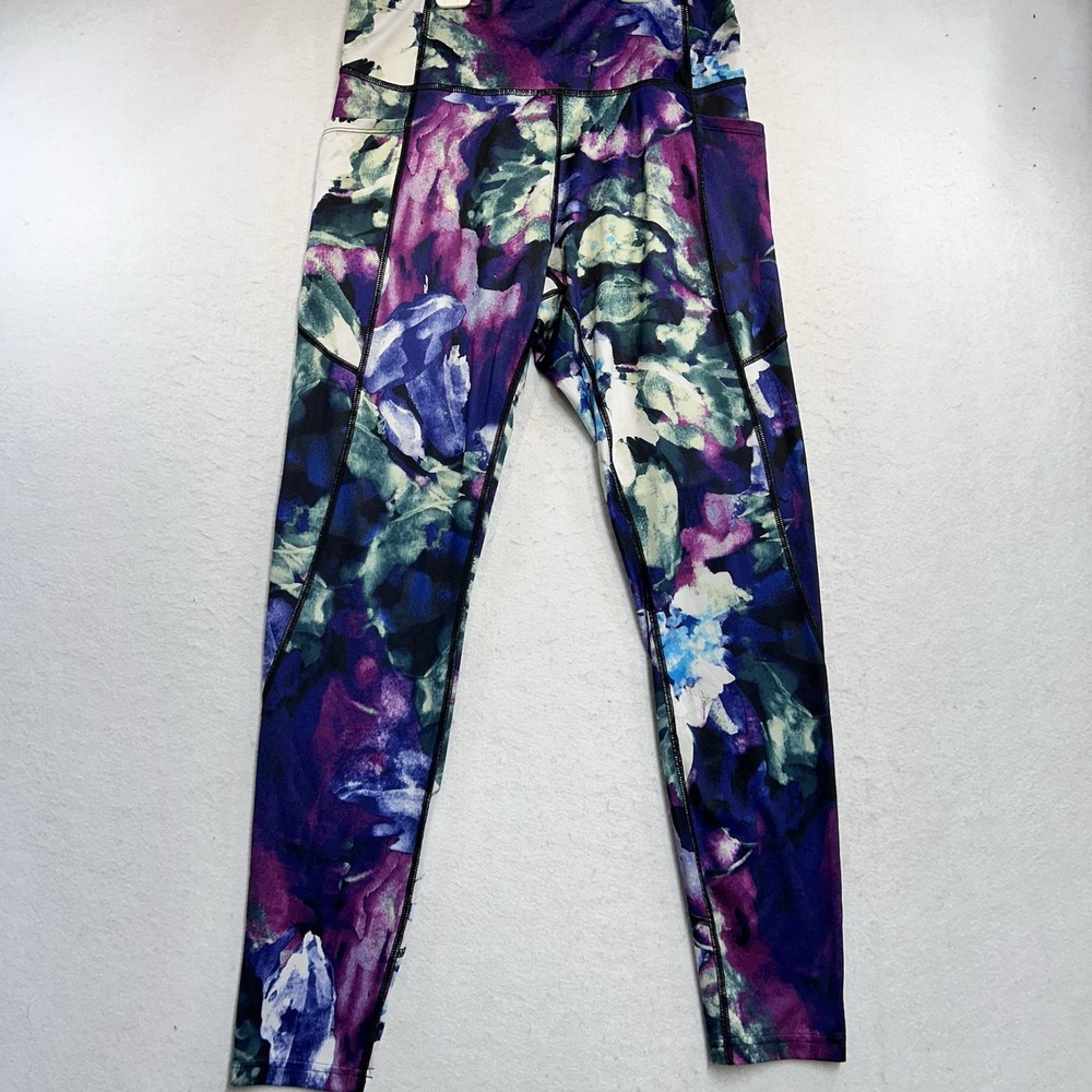 Tek Gear Hi Rise Legging Fitted Thru Hip and Thigh Fitted Leg Opening L